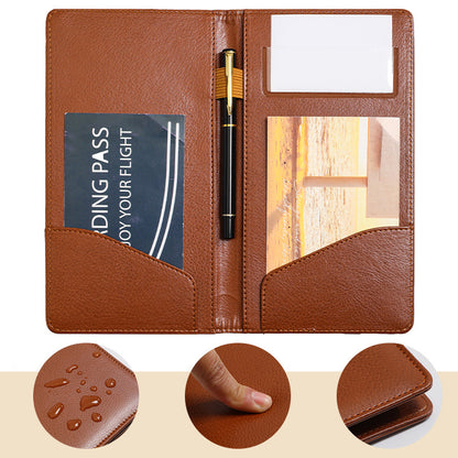 PU Leather Cash Register Receipt Holder