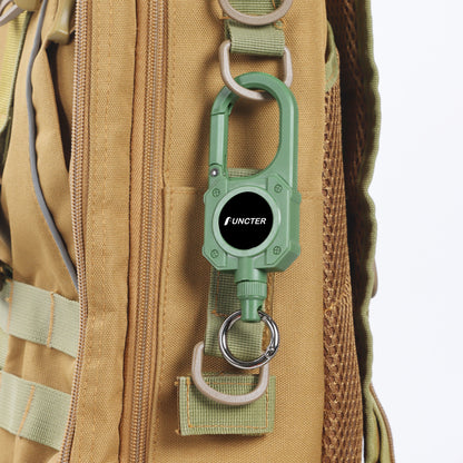 Outdoor Retractable Badge Reel Carabiner Badge Holder