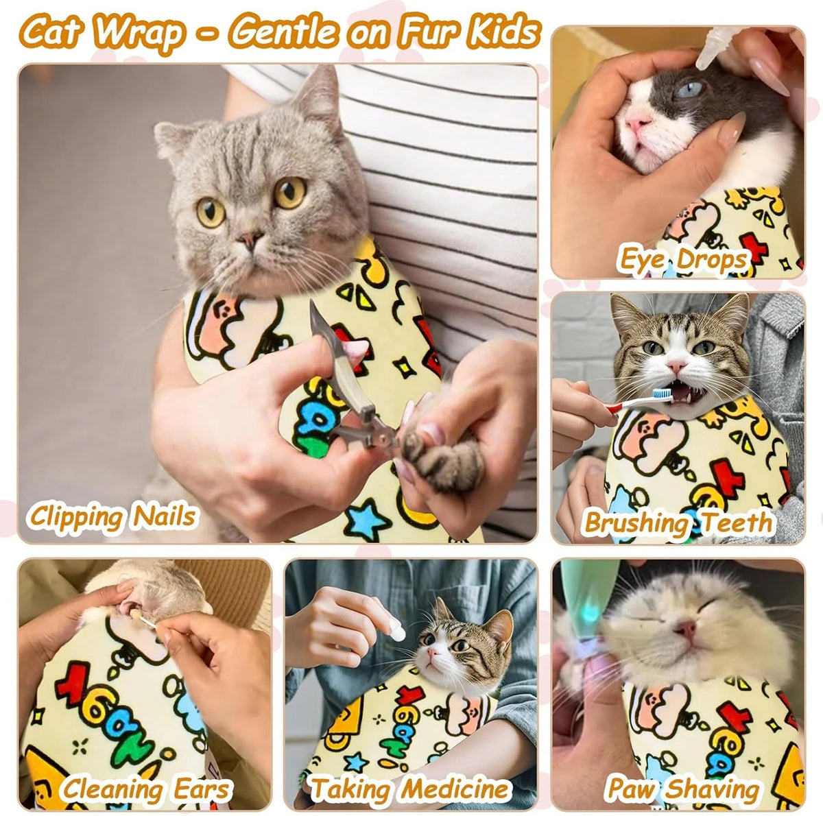 19.7" x 19.7" Custom Pet Grooming Magic Cloth Wrap Lens protector Makeup Bag