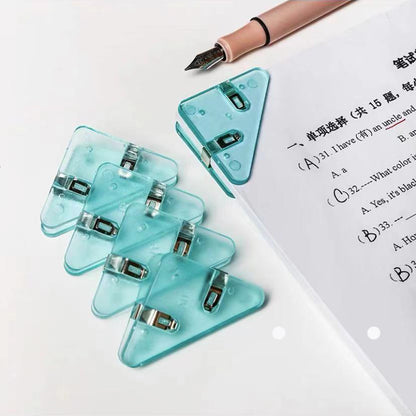 Triangle Book Corner Paper Clip Book Clips Prevent Books From Curling Clip Bookmark
