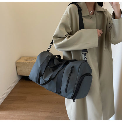 Travel Duffel Bag Sport Gym Bag Oxford Tote Bag Swimming Bag with Shoe Pouch