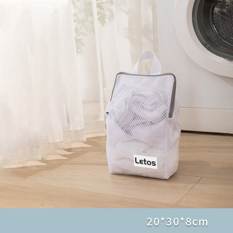 8x12" Portable Coarse Mesh Laundry Bags Laundry Wash Bags for Delicates-Woven Label