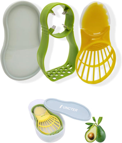 Keeper for Avocado, Container Saver Holder for Avocado Storage Set Kitchen Tool (3" 1)