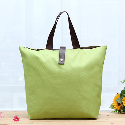 Folding Heavy Duty Oxford Groceries Bag Reusable Shopping Bags Large Foldable Tote Bag (Model D)