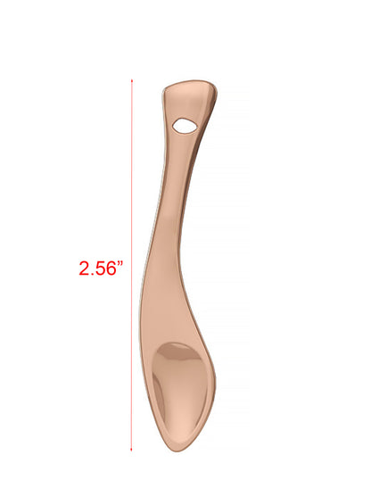 Mini Metal Cosmetic Skincare Spatula Facial Massager
