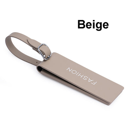 Magnetic Microfiber Luggage Tag Personalizable Travel ID Tag