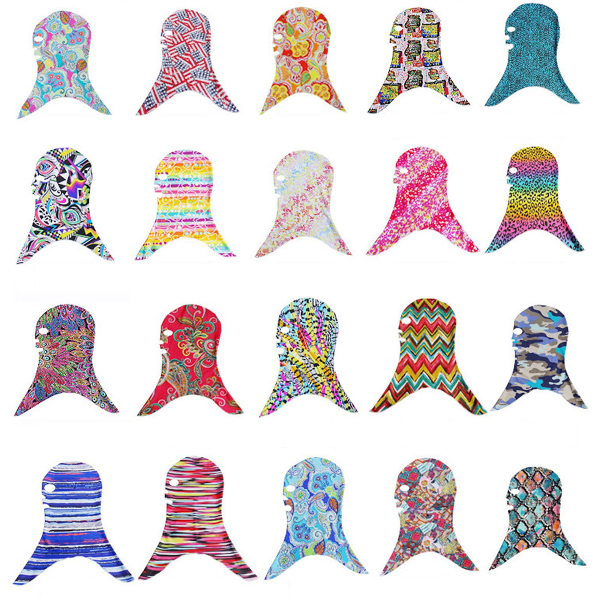 Anti-UV Sunscreen Diving Hats Face Mask Hat (Mixing Color)