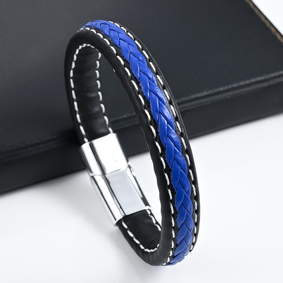 PU Fashion Woven Bracelet for Man