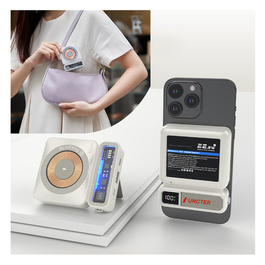 10000mAh Magnetic Wireless Power Bank with Stand