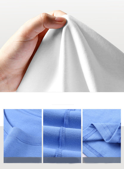 Men's 6.35 oz. Slim-Fit Short-Sleeve Crewneck Combed Cotton T-Shirt
