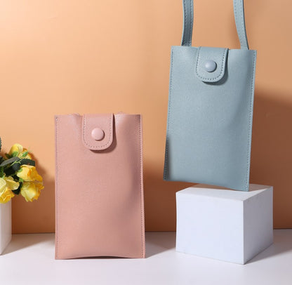 PU Leather Cell Phone Purse Bag Small Crossbody Bag Mini Messenger Bag Single Shoulder Handbag