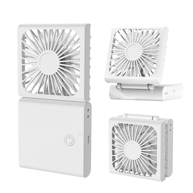 Portable Fan Neck Fan With Lanyard Foldable Handheld Fan For Outdoor Rechargeable Mini Fan Desk Fan