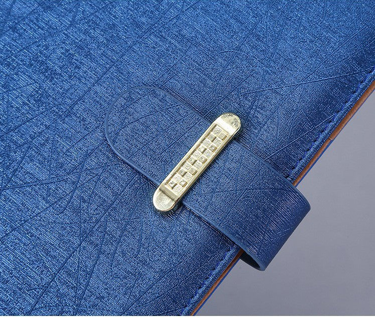 A5 PU Leather-Bound Business Notebook Writing Journal Executive Notebook Meeting Note