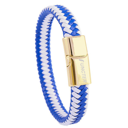 Leather Bracelet with Matel Closure