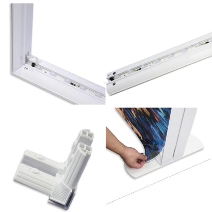10' Lightbox Tool Less SEG Light Up Display Backlit Frame Banner