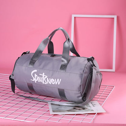 Wet and Dry Separated Oxford Tote Bag Swimming Bag Gym Bag for Beach/Fitness/Travel