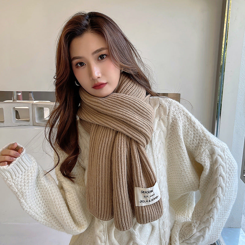 67" Winter Thicker Cable Knitted Scarf Wrap Chunky Long Warm Scarf