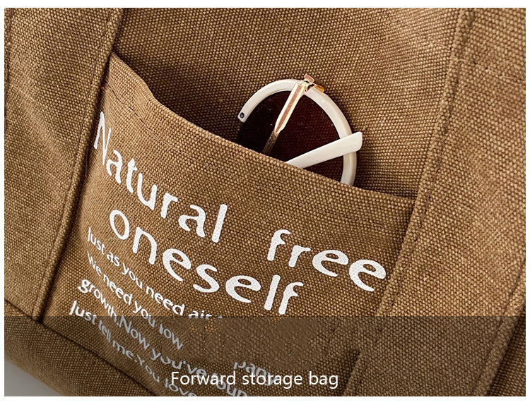 Canvas Shopping Tote Bag Single Shoulder Bag Boat Bag