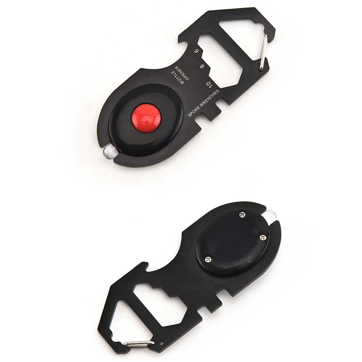 Stainless Steel Bike Portable Mini Repair Tool cards w/ LED Light