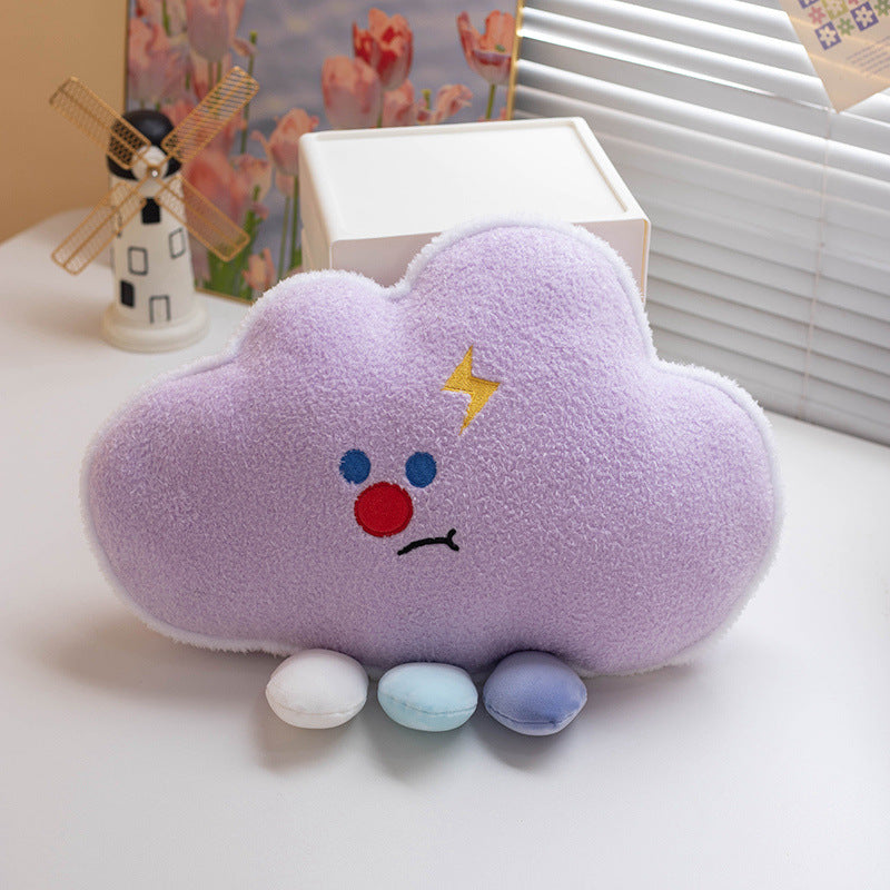 17.7" Personalized Unique Stuffed Pillow Toy Sun Star Moon Cloud Shaped Pillow