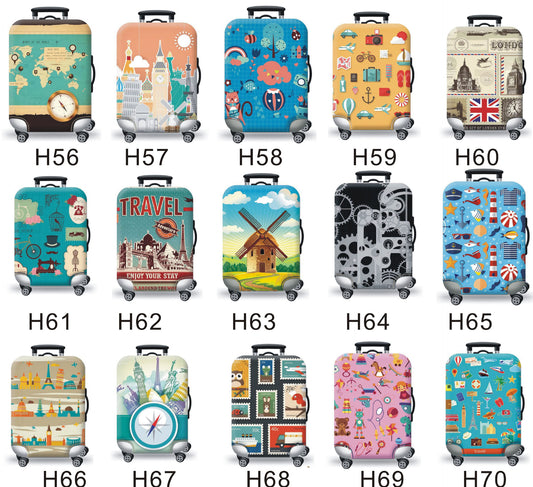 Luggage Cover Washable Anti-Scratch Suitcase Cover (22" - 25'' Luggage)