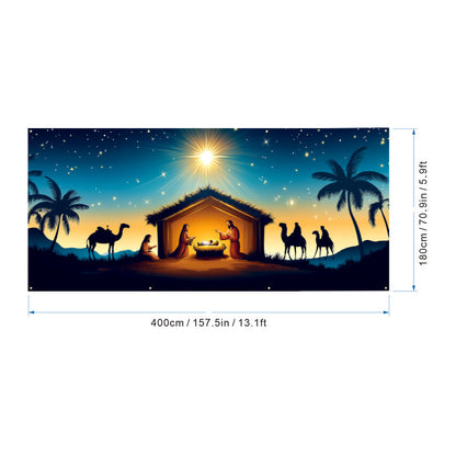 71"x 157" Full Custom Christmas Tapestry Wall Hanging Tapestries Christmas Blank