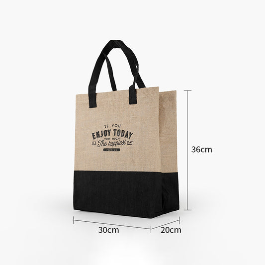 2" 1 Burlap Tote Bags