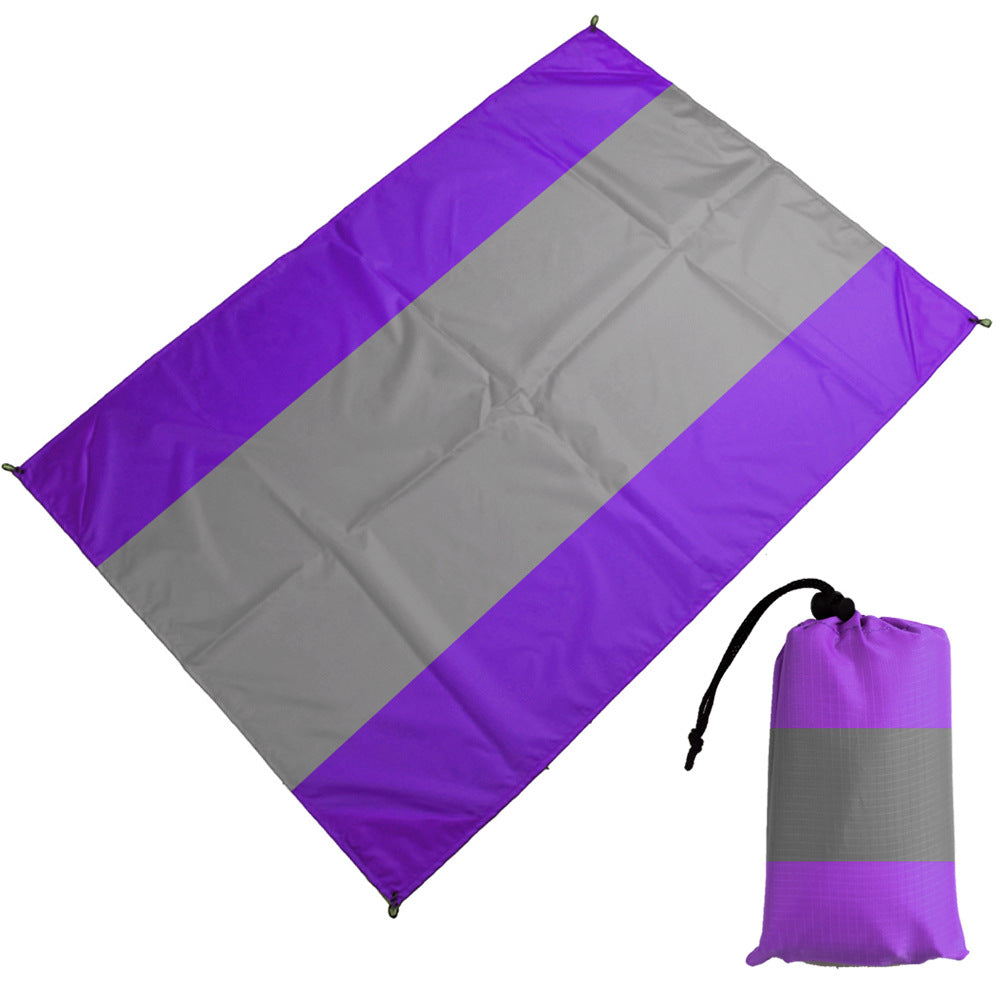 110.32 x 118.2" Large Sand Free Travel Beach Blanket Pocket Blanket- 100% Waterproof Beach Mat