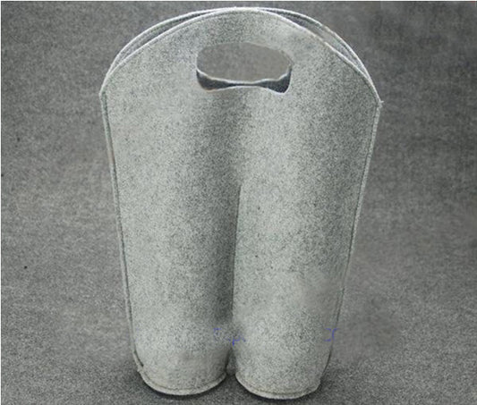 Wine Bottle Double Felt Sleeve