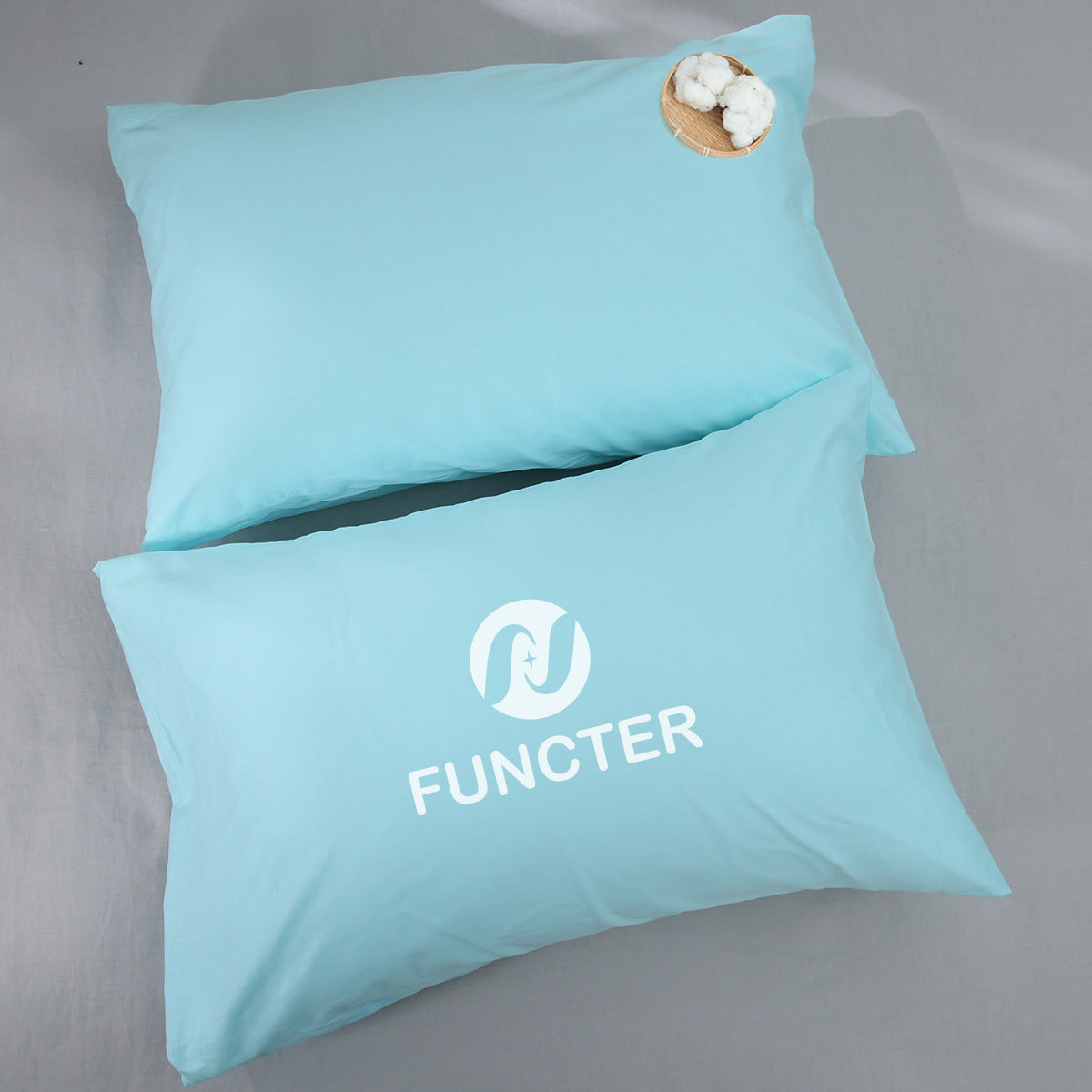 20 x 28" Premium Square Cotton Throw Pillowcase With Hidden Zipper