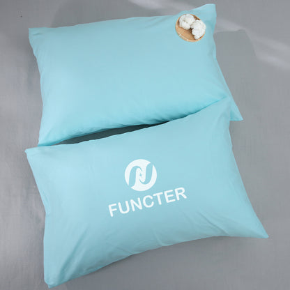 20 x 28" Premium Square Cotton Throw Pillowcase With Hidden Zipper