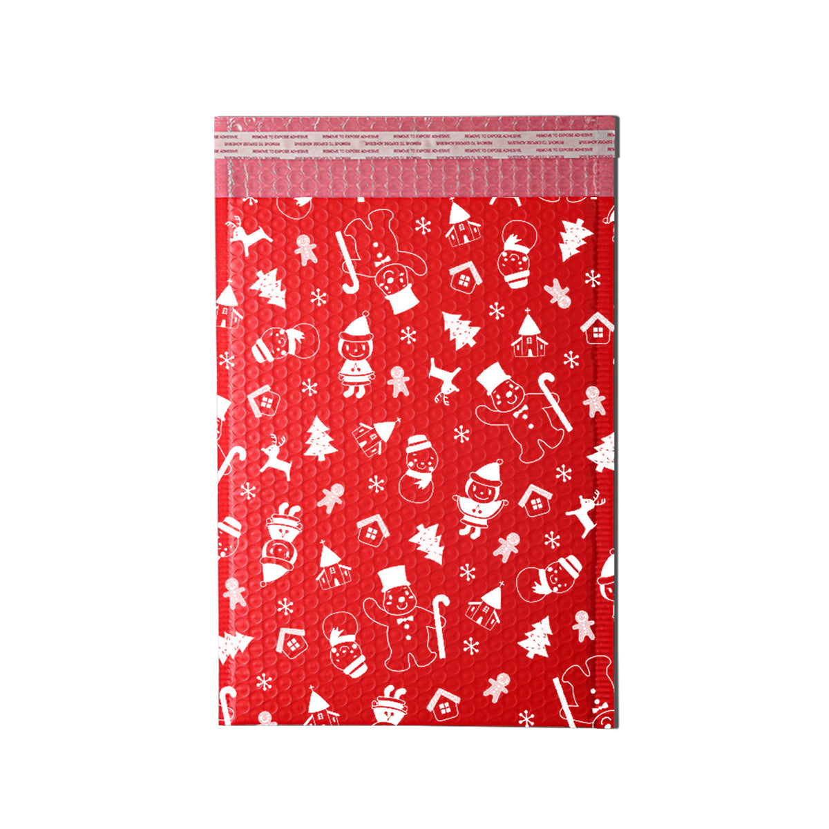 6.5 x 8.7" Red Poly Bubble Mailer Self Seal Padded Envelopes for Shipping/ Packaging/ Mailing
