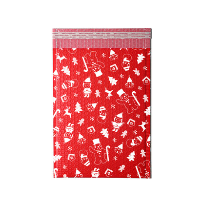 6.5 x 8.7" Red Poly Bubble Mailer Self Seal Padded Envelopes for Shipping/ Packaging/ Mailing