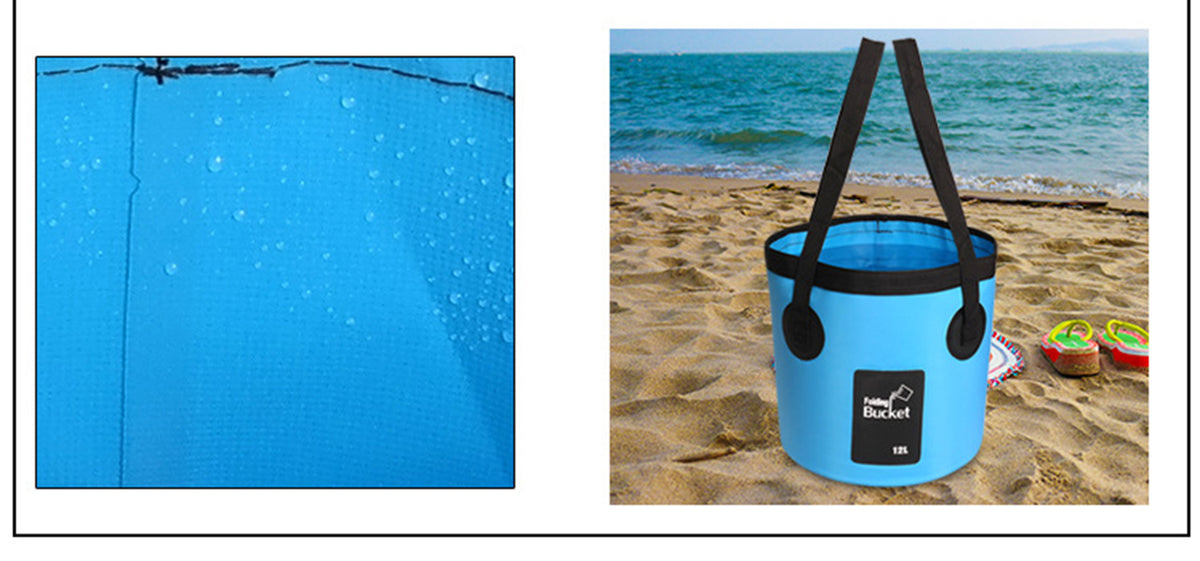 Collapsible Bucket 5 Gallon Container Folding Water Bucket Portable Wash Basin 20L