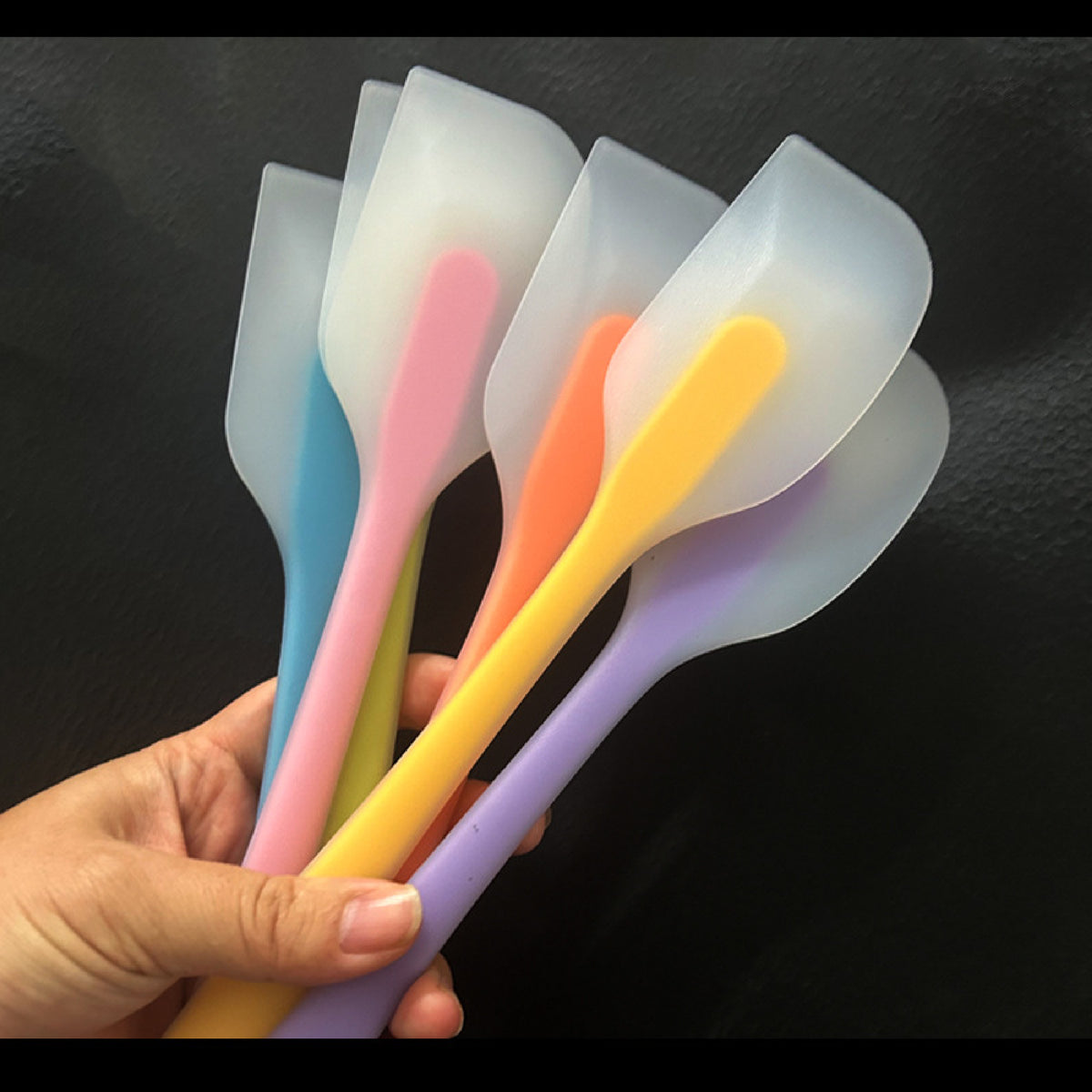 Cake Spatula Silicone Spatula Silicone Tools for Cooking Baking Mixing Non-Stick Cookware Size Small