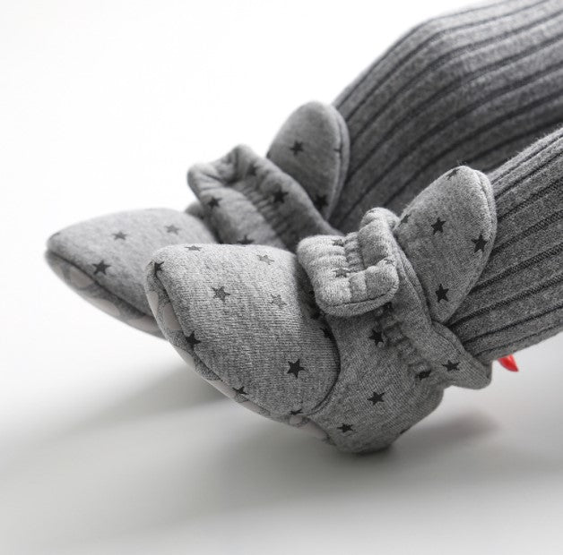 Cotton Baby Booties (0-6m)