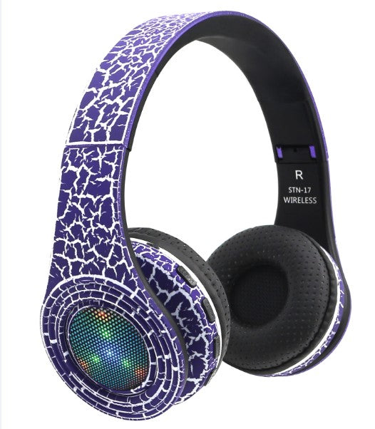 Folding Wireless On-Ear Music Headphones w/4.2 Wireless