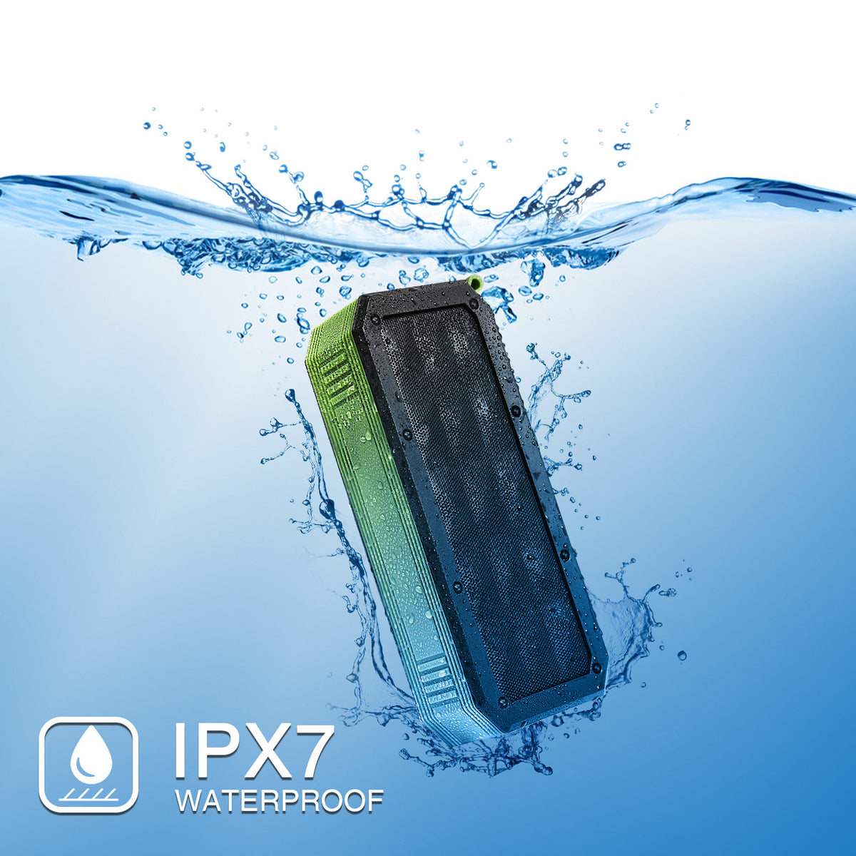 2000 mAh IPX6 Water-resistance Square Wireless Speaker For Blank