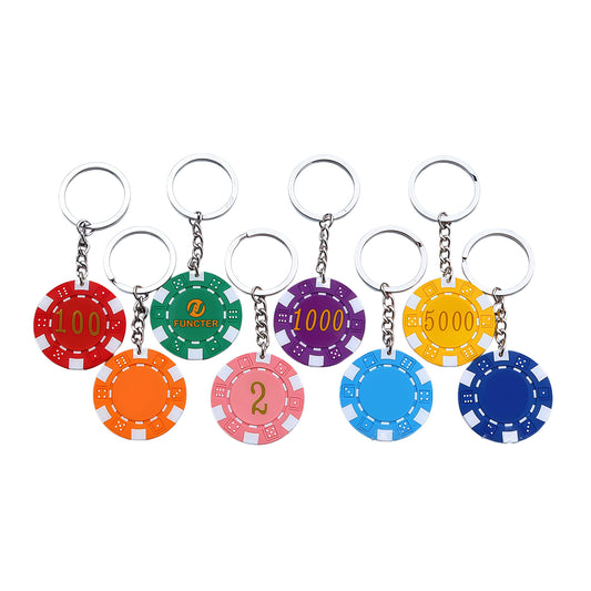 Chip-Shaped Key Ring