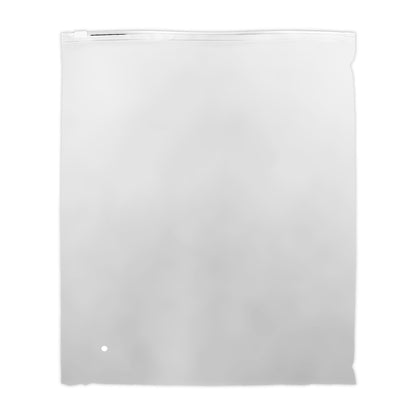 17.8 x 23.7" Matte Frosted Storage Bag Waterproof Zip-Lock Seal Storage Bag Makeup Packing Pouch