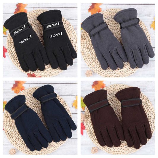 Polar Fleece Knit Touch Screen Glove