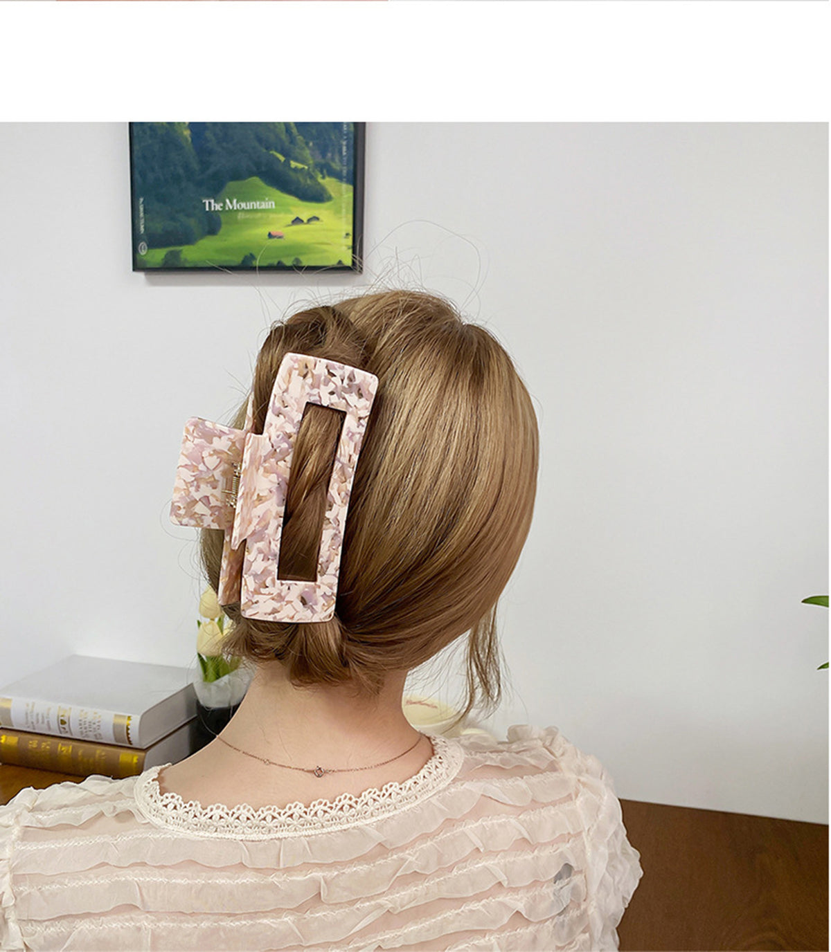 5.12" Acetic Extra Large Hair Claw Clips For Thick Hair And Long Hair