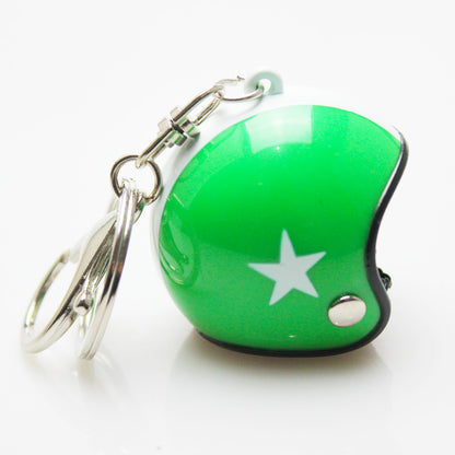 Custom Star Motorcycle Helmet Keychain Phone Pendant Bag Keyring Bag Pendant Charm Accessories