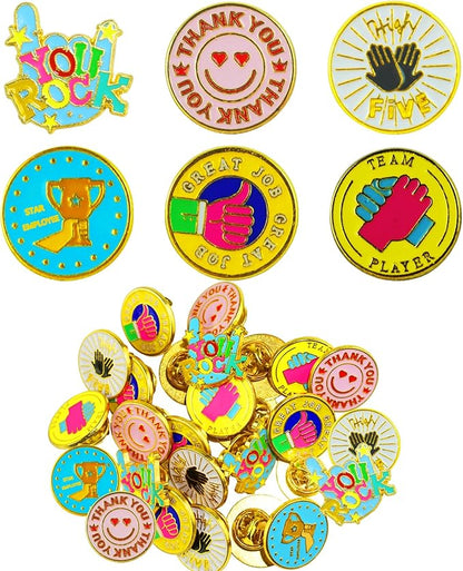 Custom Round Shaped Cute Enamel Lapel Pins Brooch Pin Badge W/Butterfly Clutch Tie Tack