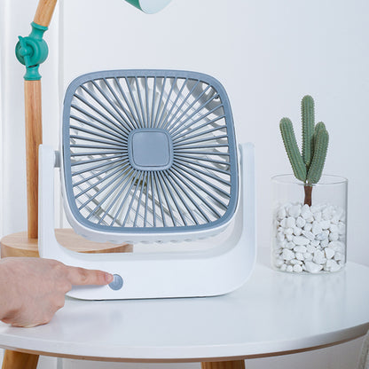 Portable Rechargeable Desktop Mini Table Handheld Fan-Size L