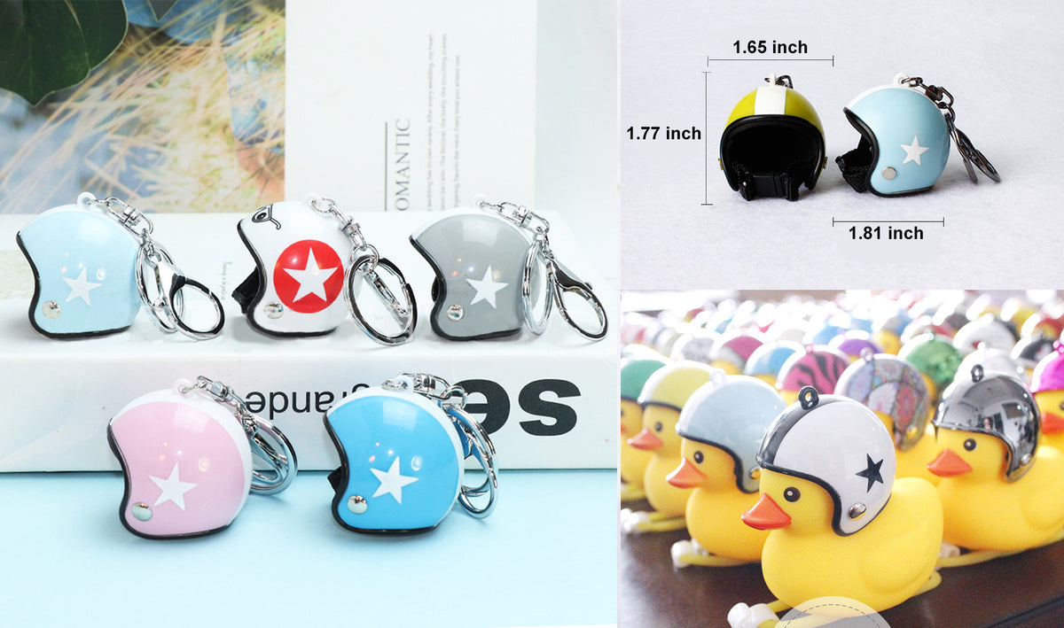 Custom Star Motorcycle Helmet Keychain Phone Pendant Bag Keyring Bag Pendant Charm Accessories
