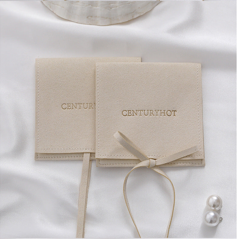 3.2" Envelope Jewelry Pouch Jewelry Packaging Gift Pouch Mini Bow Pouch