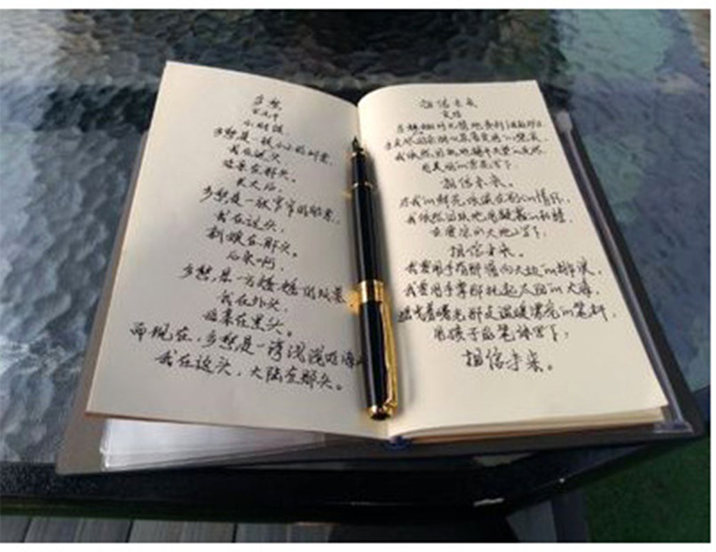 A6 PU Leather Journal Daily Notebook Daybook With Clear Card Slots And Zippered Bag