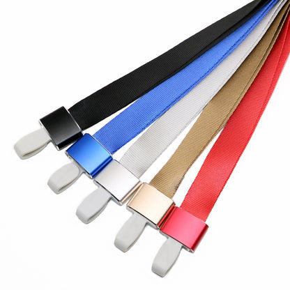 Large Aluminum Badge Holder With Lanyard