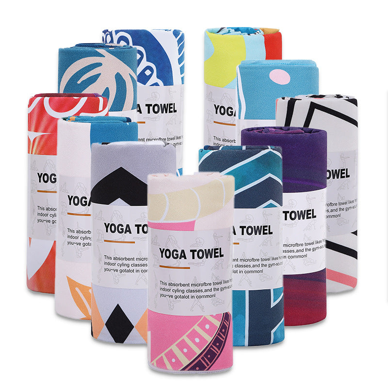 Custom Full Color Yoga Mat Towel 72 x 25"